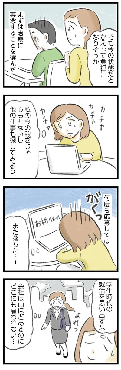 まずは治療に専念することを選んだ