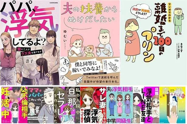    「夫にナイショ」でこっそり読みたいマンガランキング2022ベスト10