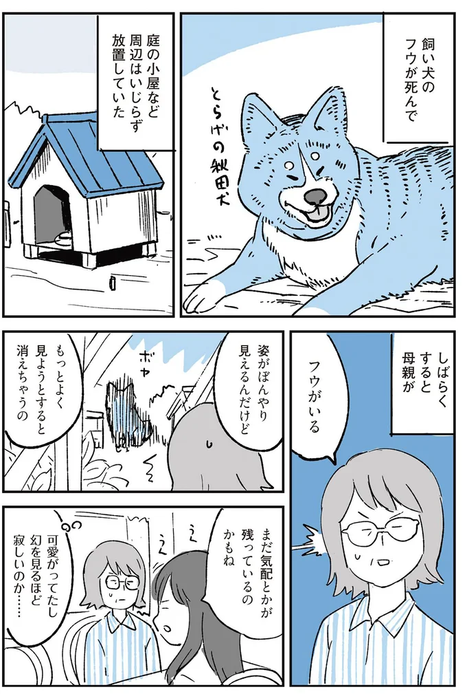 飼い犬のフウが死んで
