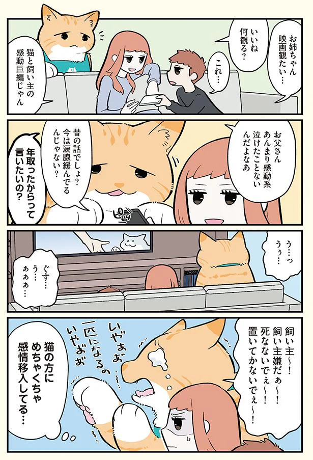 猫と飼い主の感動巨編じゃん