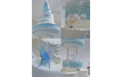 長谷川さんが「天空のケーキ」と名付けた作品