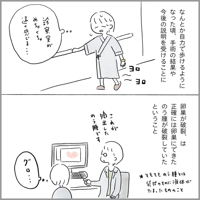 生理痛・卵巣のう腫破裂がしんどすぎて出産が○○だった話 卵巣破裂編 第11話 03