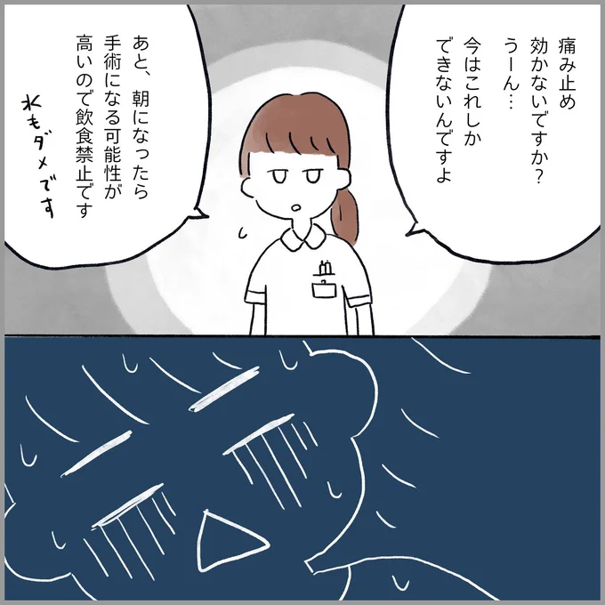 生理痛・卵巣のう腫破裂がしんどすぎて出産が○○だった話 卵巣破裂編 第8話 06