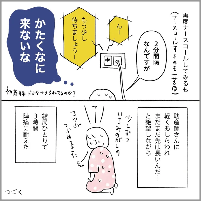 生理痛・卵巣のう腫破裂がしんどすぎて出産が○○だった話 出産編 第19話 09