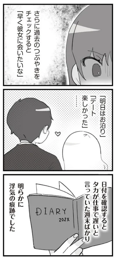 ！明らかに浮気してる