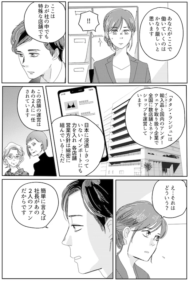 この店舗の運営はあの2人に一任されています