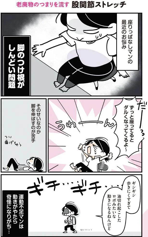 脚のつけ根がしんどい問題