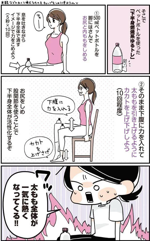 太もも全体が一気に熱くなってくる！！