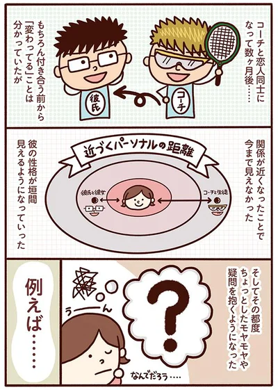 コーチと恋人同士になって数ヵ月後…