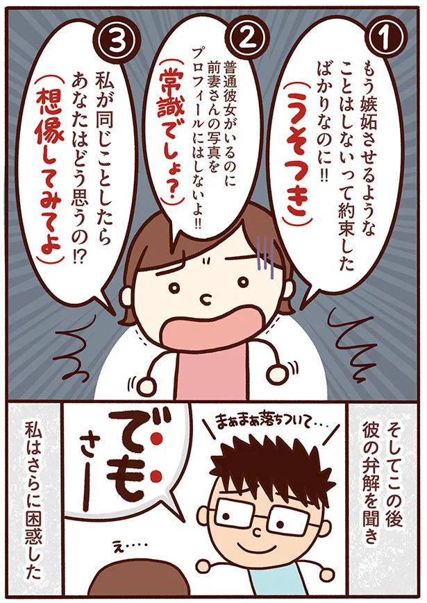 そしてこの後彼の弁解を聞き私はさらに困惑した