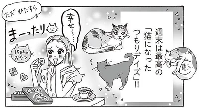 週末は最高の「猫になったつもりデイズ」！！