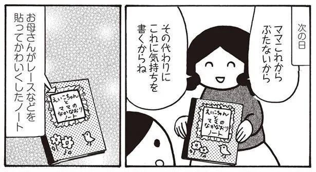 ぶたない代わりにこれに気持ちを書くからね