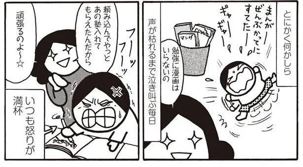 誰かのための中学受験。毒親のせいで、いつも怒りでいっぱいで泣き叫ぶ毎日／母がしんどい（7）