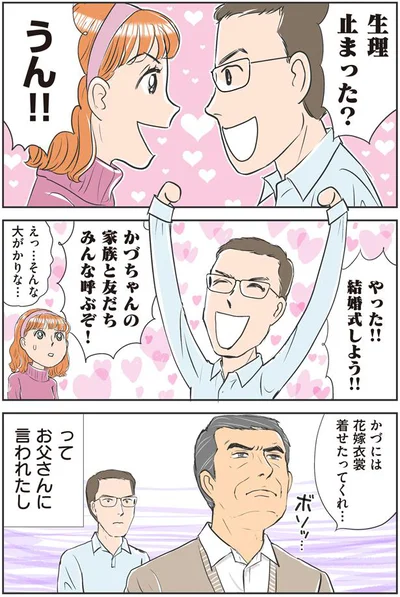 花嫁衣装着せたってくれ…