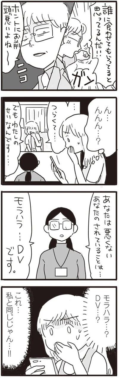   『99%離婚 モラハラ夫はかわるのか』より