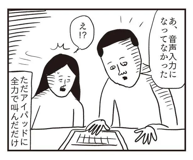あ、音声入力になってなかった
