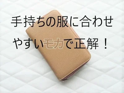 落ち着いた雰囲気のモカを選んで大正解。通帳ケースというよりオシャレなバッグに見えます