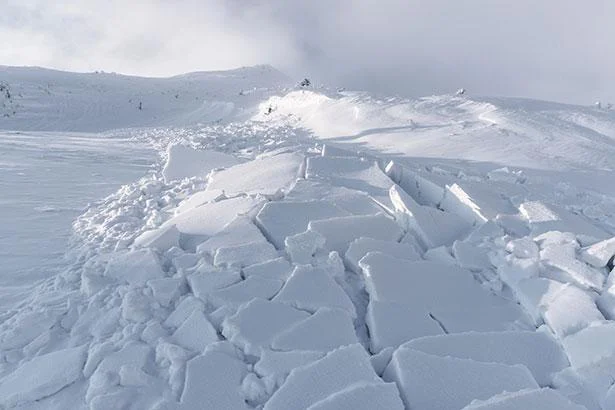 雪崩れが起きたら走ってもムダ!?