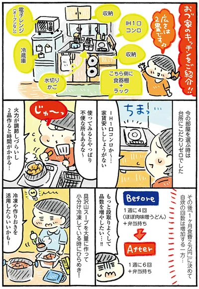 もっと段取りよくして品数を増やしたい…！！