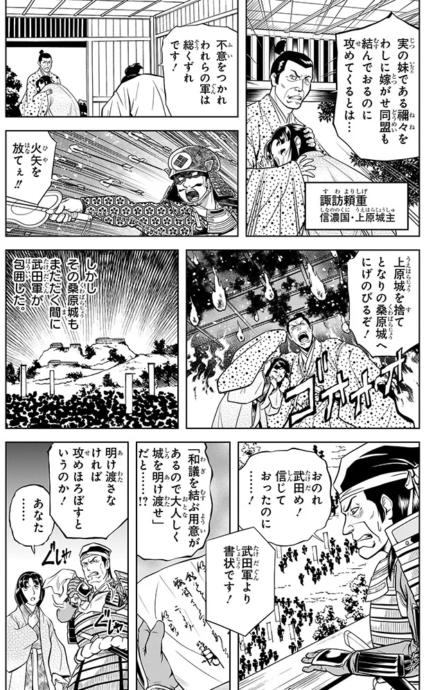 おのれ武田め！信じておったのに…