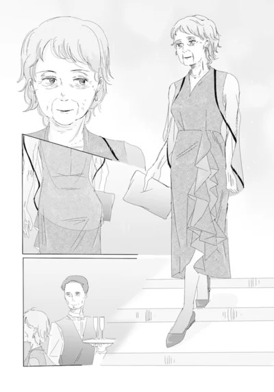 大好きだったドレスを着て