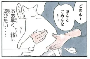 お父さんだってツライ！ あの手この手で甘える遊び盛りな猫／拾い猫のモチャ4（4）