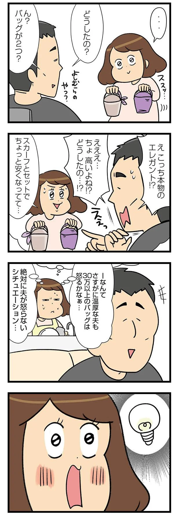  『150万のバッグが欲しい主婦の夫に内緒の買い物日記』より 