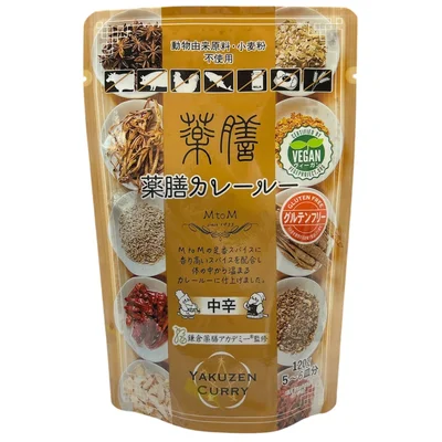 「薬膳カレールー 中辛」（エム・トゥ・エム）