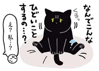 え、それは飼い主のせい？猫が悲しい目をしてくる理由とは／黒猫ろんと暮らしたら3（13）