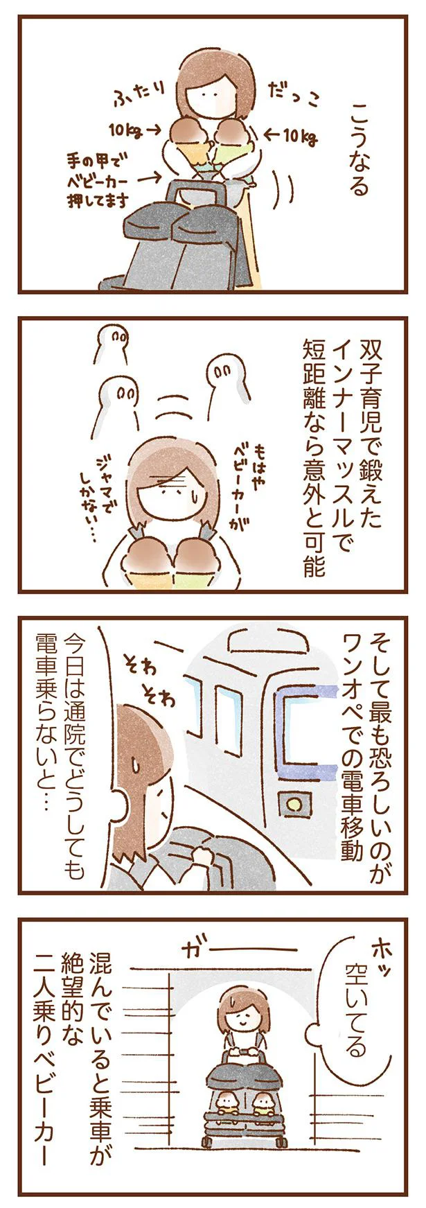 電車移動が恐ろしい