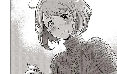涙がにじむ