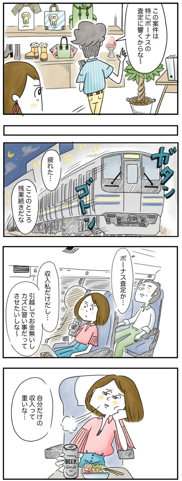 自分だけの収入って重いな…