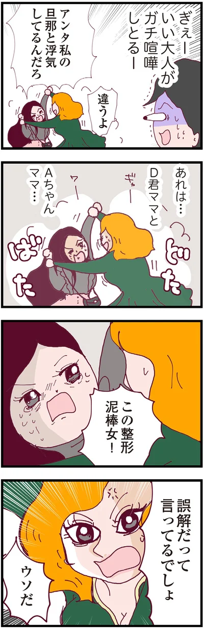 この整形泥棒女！