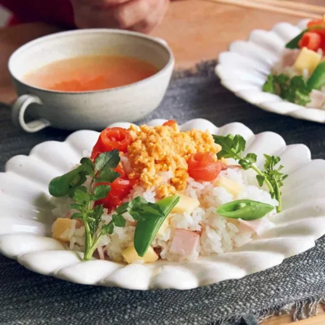 「洋風ちらしずし」／ちらし＆手まりずしのレシピ（20/30）