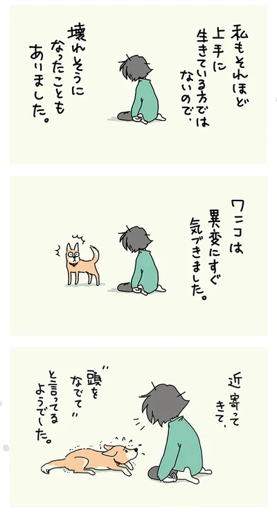 ワンコは異変にすぐ気づきました
