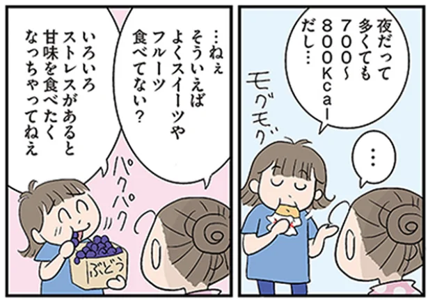 いろいろストレスがあると 甘味をたべたくなっちゃってねえ
