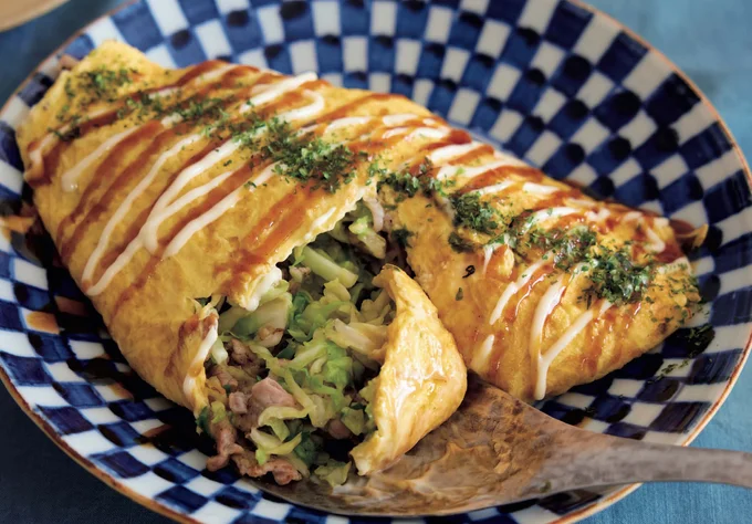 ふんわり卵とシャキシャキキャベツがマッチ!「キャベツのとん平焼き」