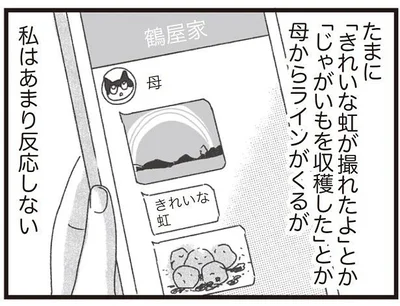 母からラインがくるが…