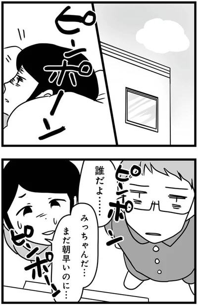 まだ朝早いのに…