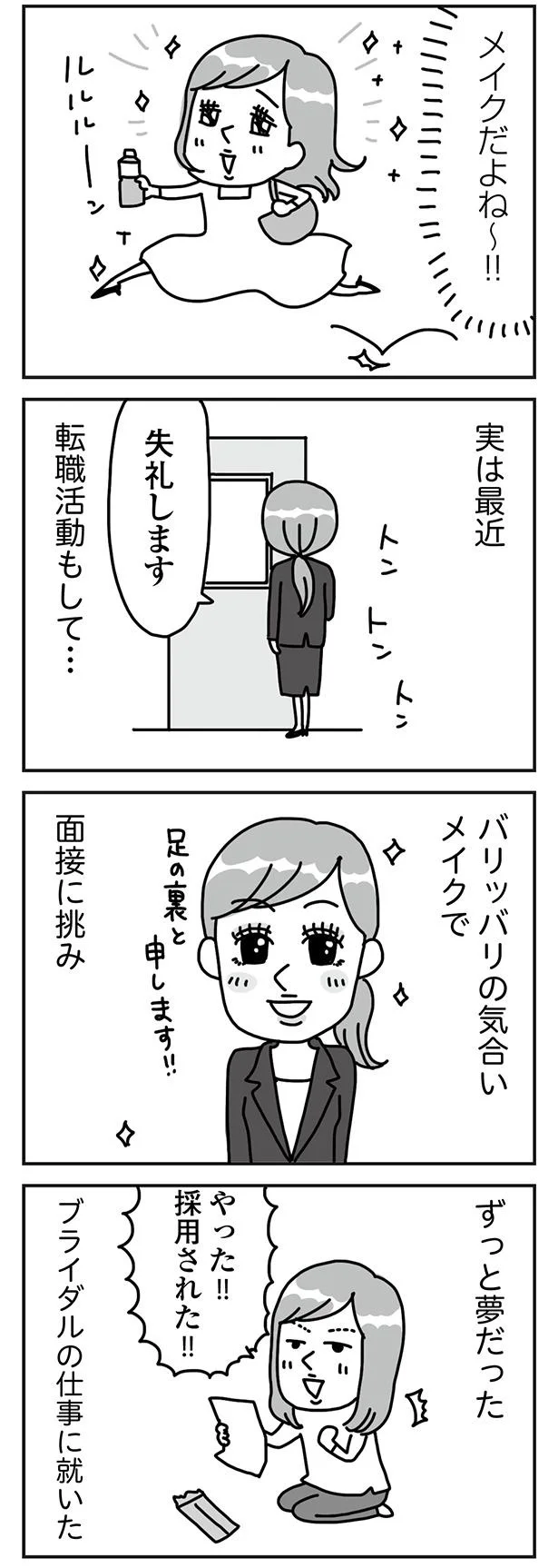 『顔面が「足の裏」みたいなので整形級メイクを仕事にしました』より
