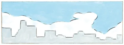 うさぎのシルエット