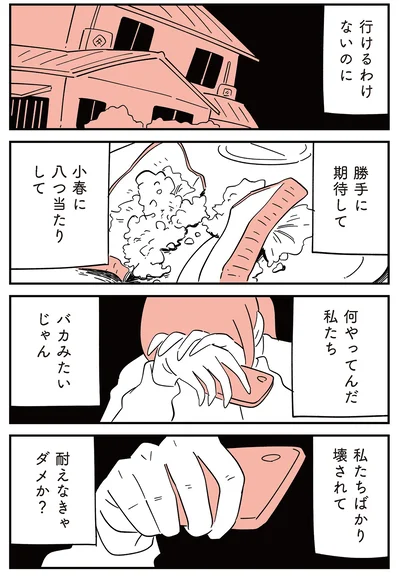 私たちばかり壊されて