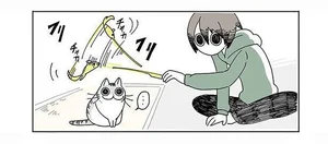 その態度、逆にお見事！ 新しいおもちゃがお気に召さない我が家の猫／夜は猫といっしょ（5）