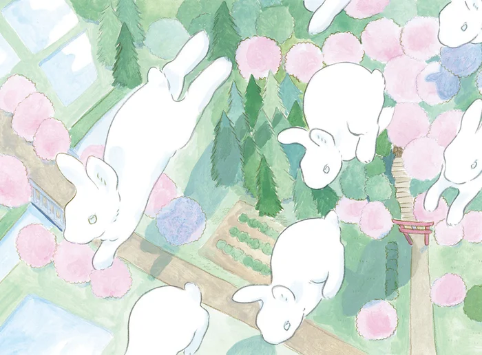 ころんと可愛い春キャベツとうさぎ。春風にのって届けたものとは／うさぎ雲といっしょに（5）