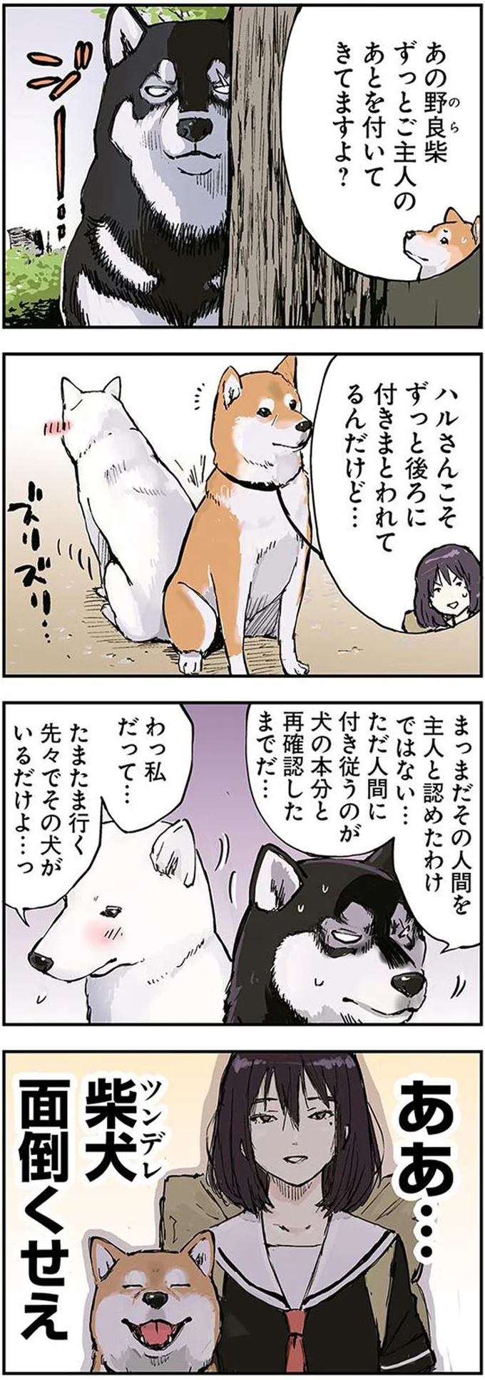 ずっとご主人のあとを付いてきてますよ？