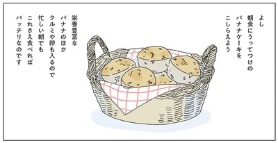 朝食にうってつけのバナナケーキをこしらえよう