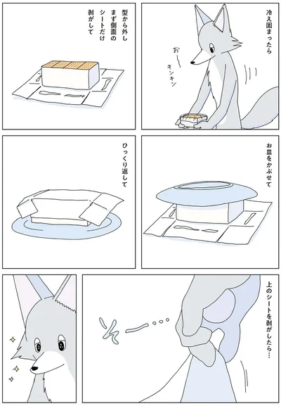上のシートを剥がしたら…