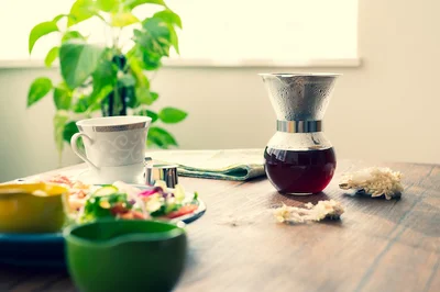 早く起きられた日はゆっくりコーヒーを飲むだけで朝のバタバタが減ります