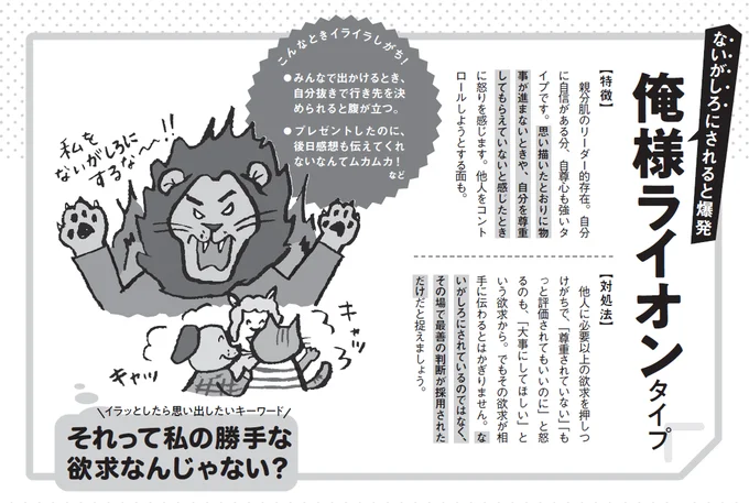 3.俺様ライオンタイプ
