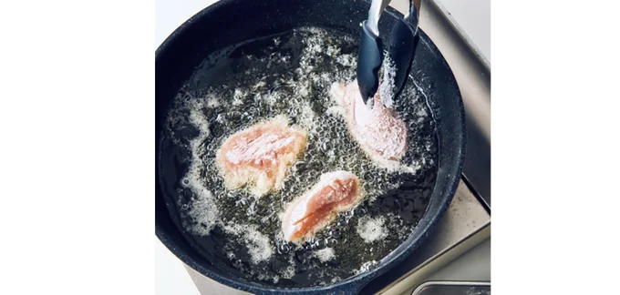 揚げ焼きにする